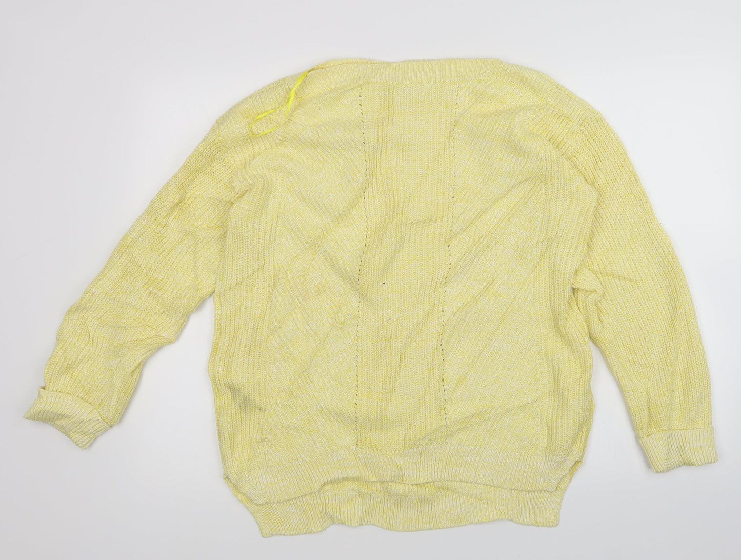 M&S Womens Yellow   Pullover Jumper Size M
