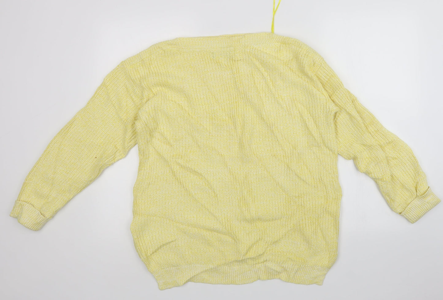 M&S Womens Yellow   Pullover Jumper Size M