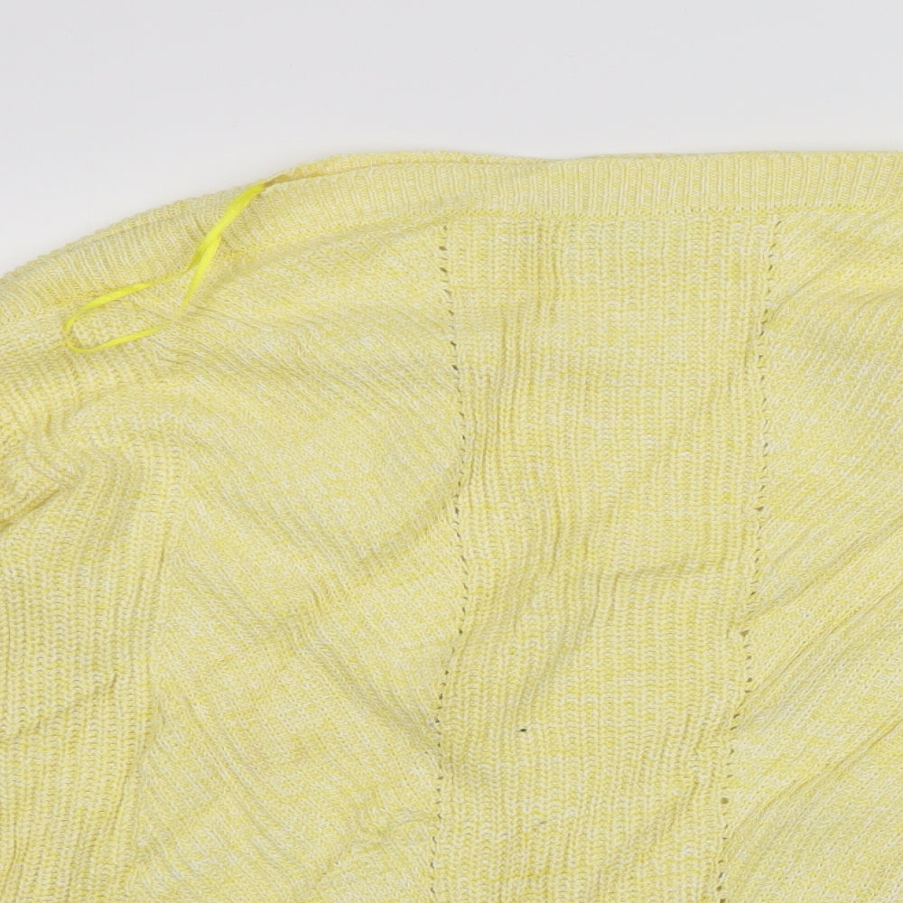 M&S Womens Yellow   Pullover Jumper Size M