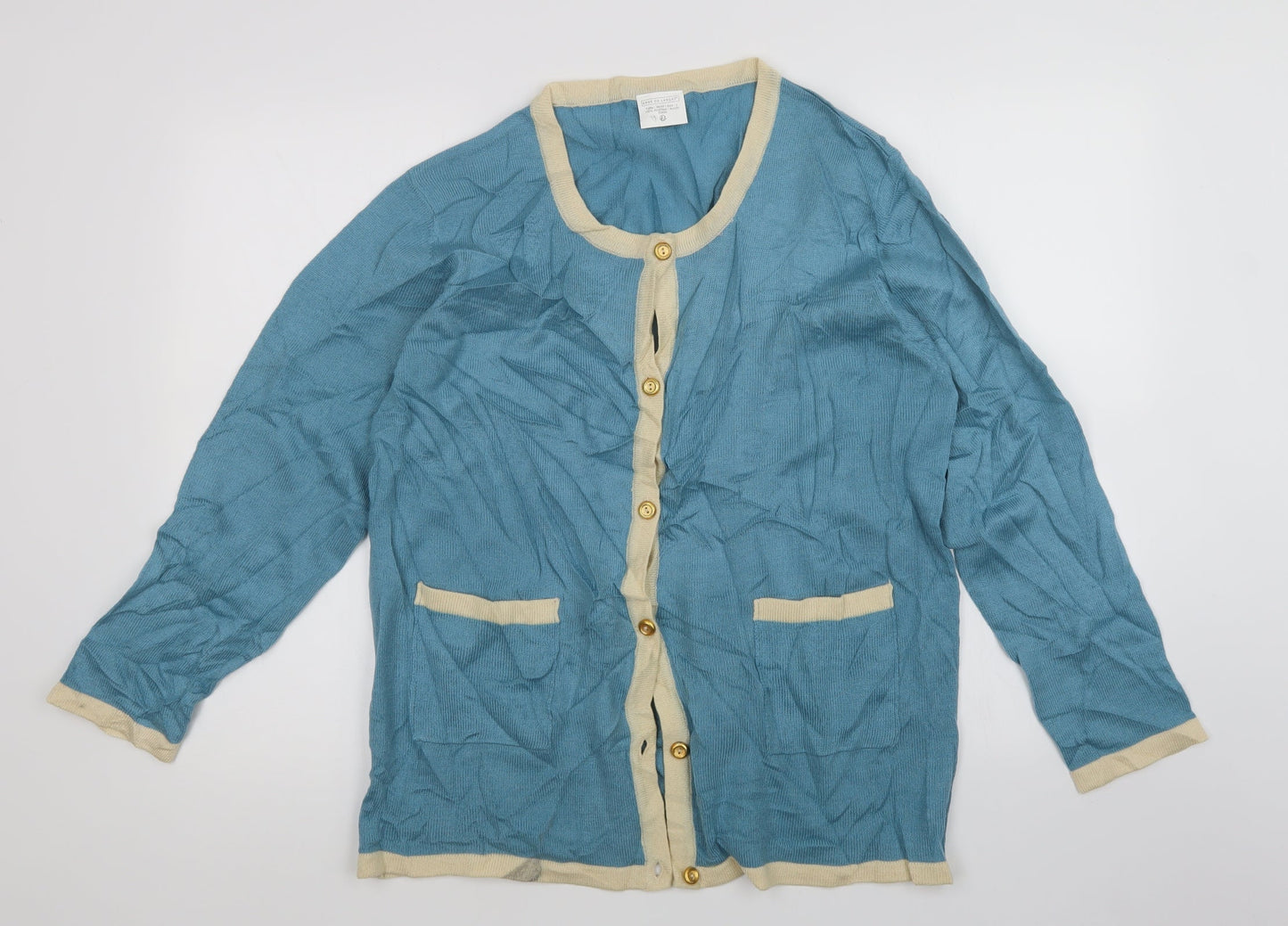 anne de lancay Womens Multicoloured   Cardigan Jumper Size L