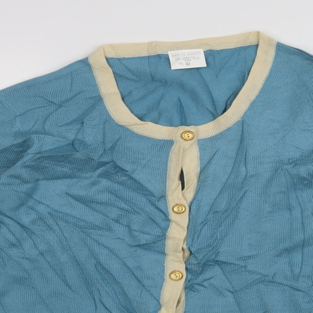 anne de lancay Womens Multicoloured   Cardigan Jumper Size L