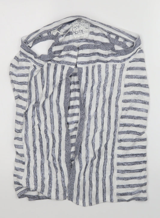 FATFACE Womens Multicoloured Striped  Cardigan Jumper Size S