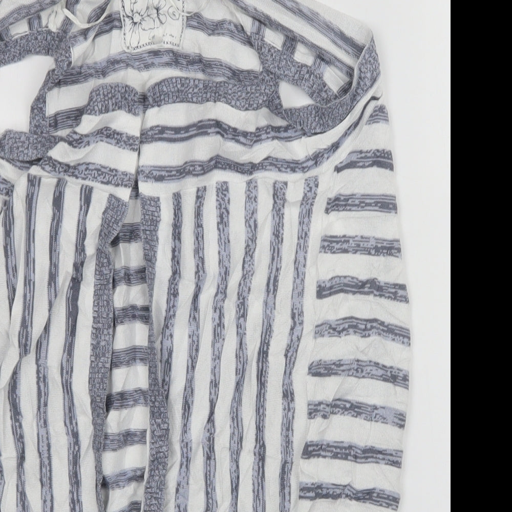 FATFACE Womens Multicoloured Striped  Cardigan Jumper Size S