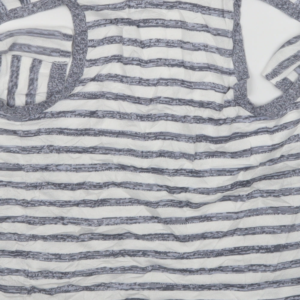 FATFACE Womens Multicoloured Striped  Cardigan Jumper Size S