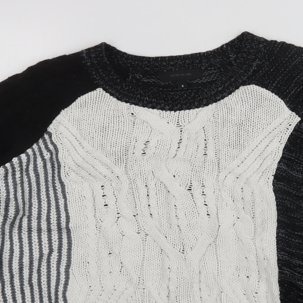River Island Womens Multicoloured   Pullover Jumper Size 8