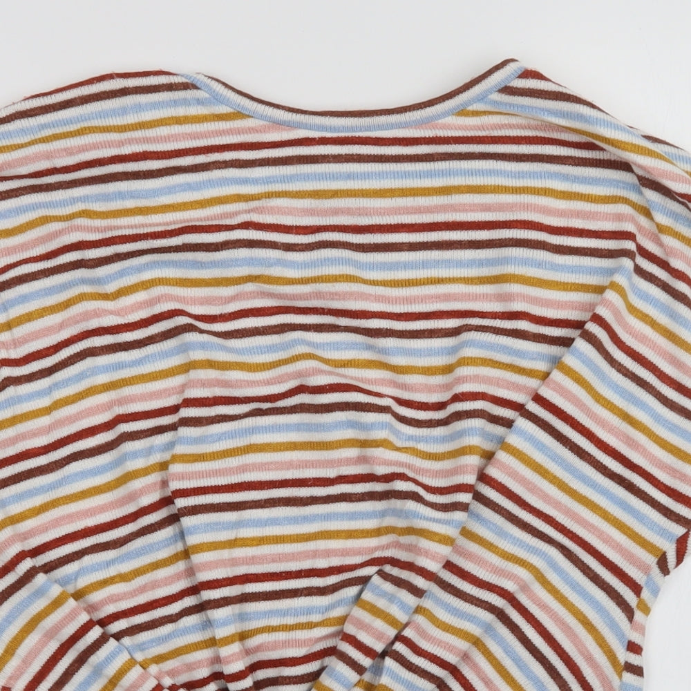 New Look Womens Multicoloured Striped  Pullover Jumper Size S