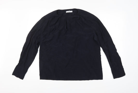 Mango Womens Blue   Basic Blouse Size M