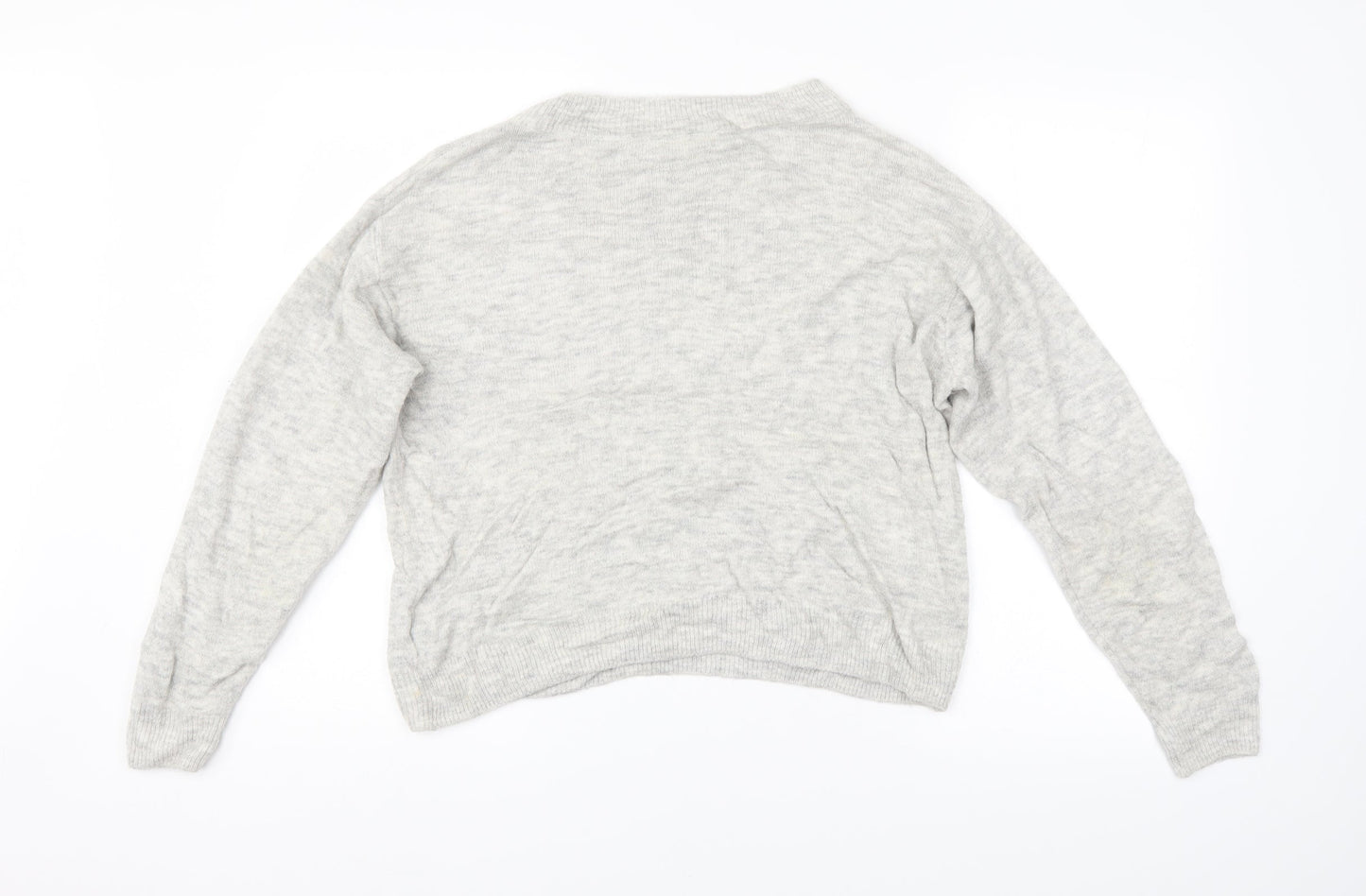 H&M Womens Grey   Pullover Jumper Size XS