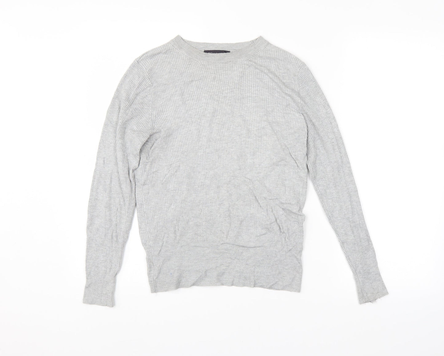 M&S Womens Grey   Pullover Jumper Size 12