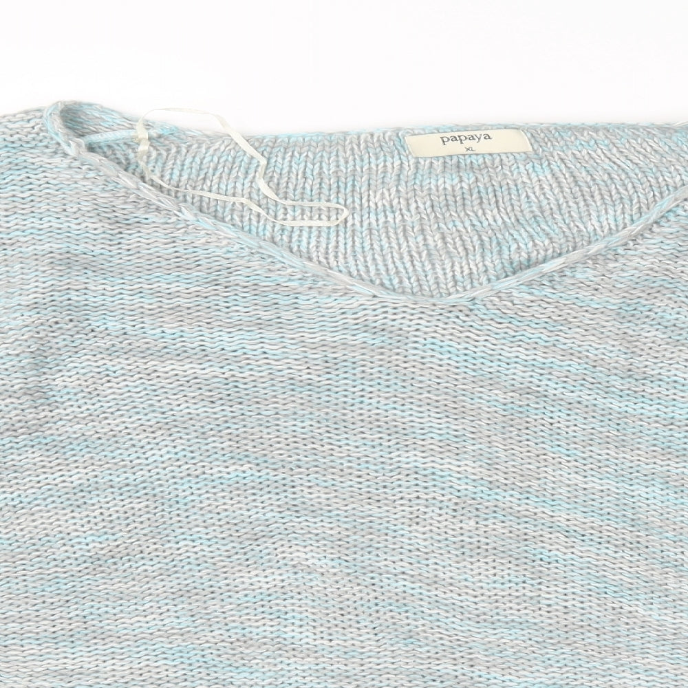 Papaya Womens Multicoloured   Pullover Jumper Size XL