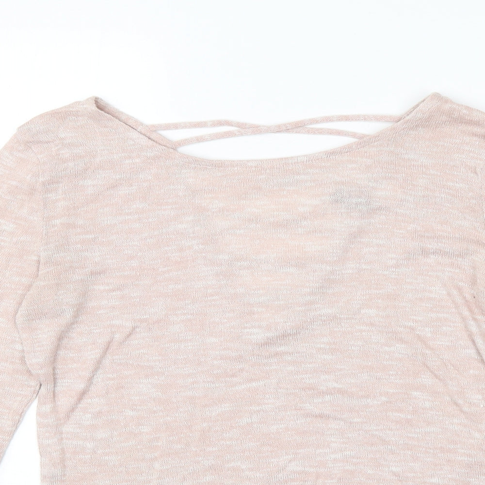 H&M Womens Pink   Pullover Jumper Size M