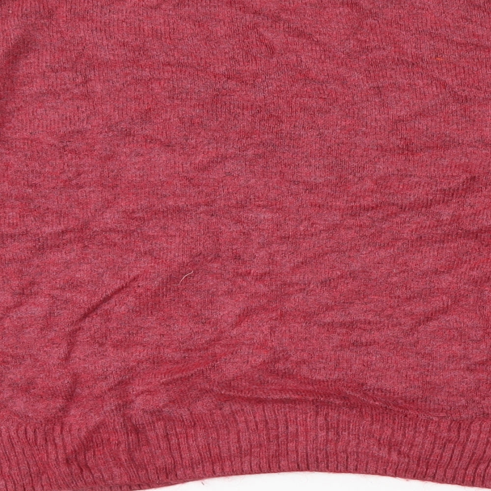 NEXT Womens Red Floral  Pullover Jumper Size 16