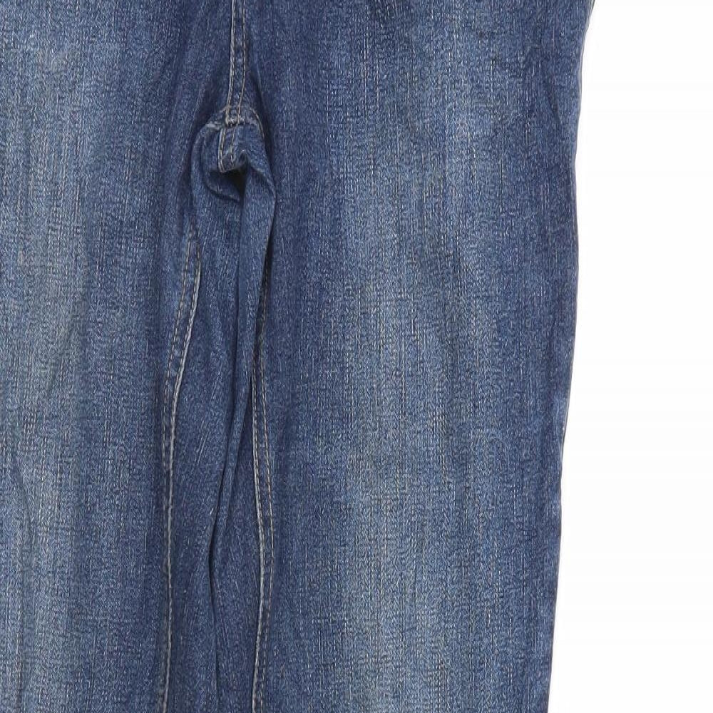 Suite Womens Blue  Denim Straight Jeans  L31 in