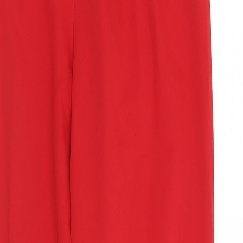 ASOS Womens Red   Trousers  Size 6 L26 in