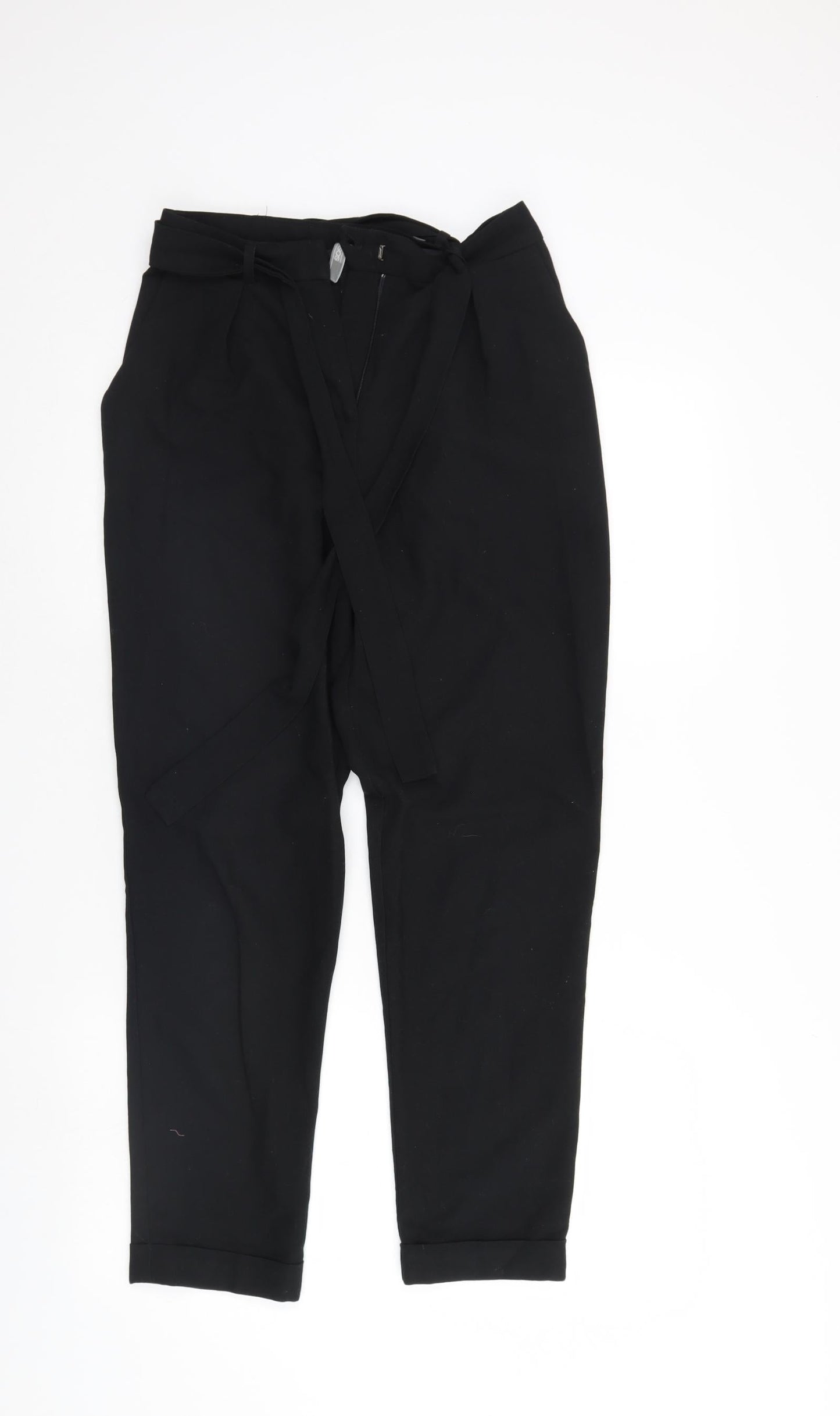ASOS Womens Black   Trousers  Size 6 L28 in