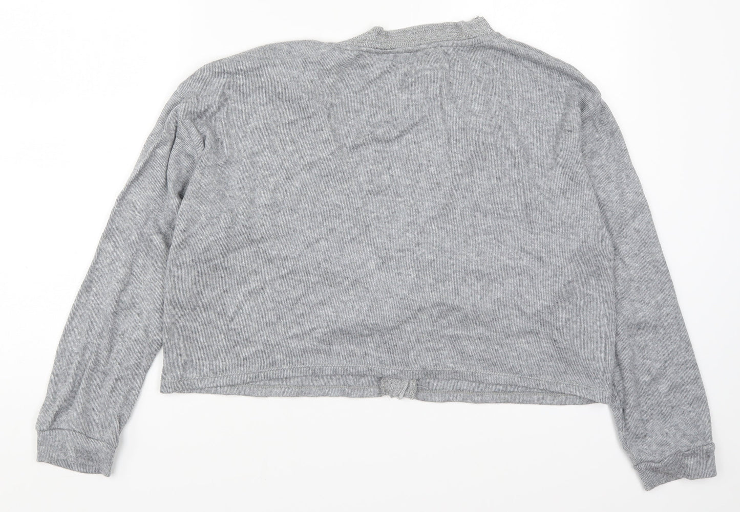 Zara Womens Grey  Knit Cape Jumper Size L