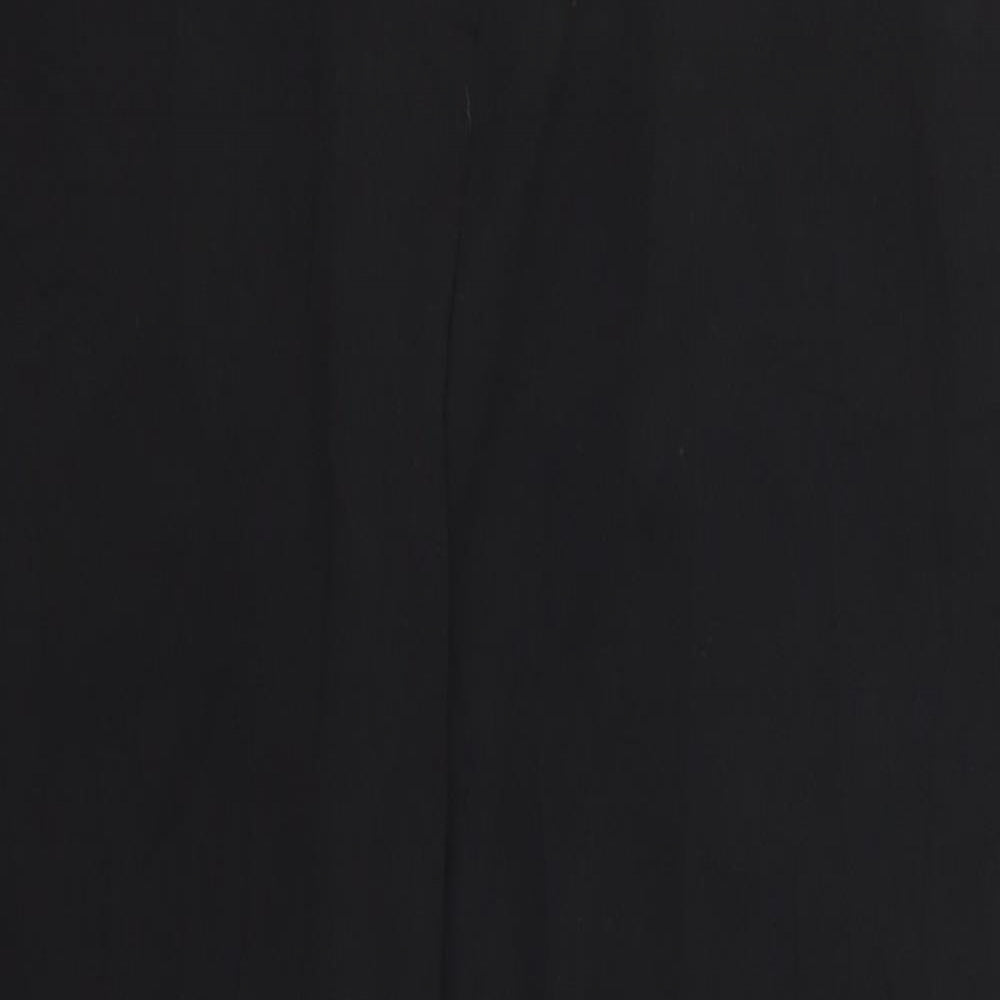 Preworn Womens Black   Trousers  Size 16 L27.5 in