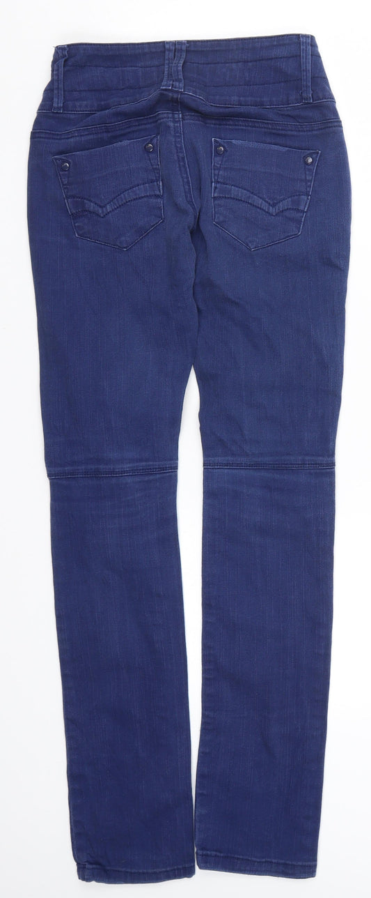 TRL Womens Blue  Denim Skinny Jeans Size 4 L31 in