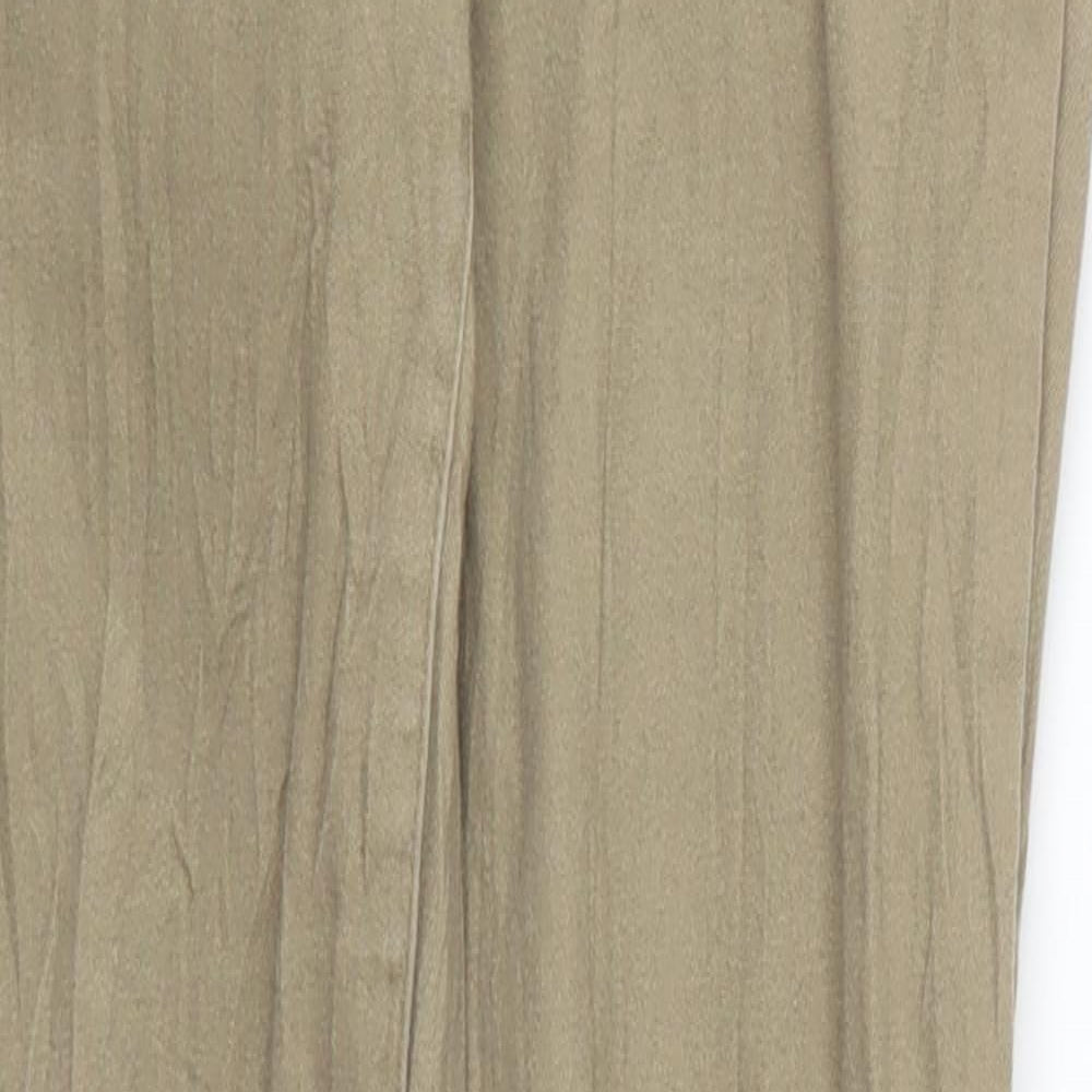 Pieces Womens Beige   Trousers  Size 27 in L29.5 in