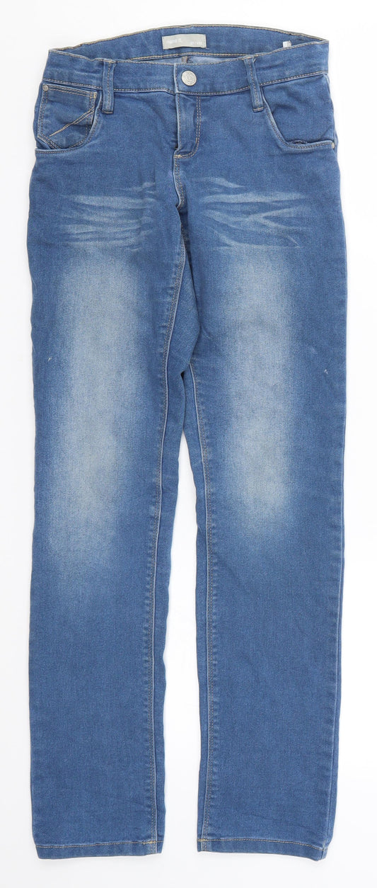 name it Girls Blue  Denim Straight Jeans Size 12 Years