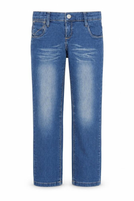 name it Girls Blue  Denim Straight Jeans Size 12 Years