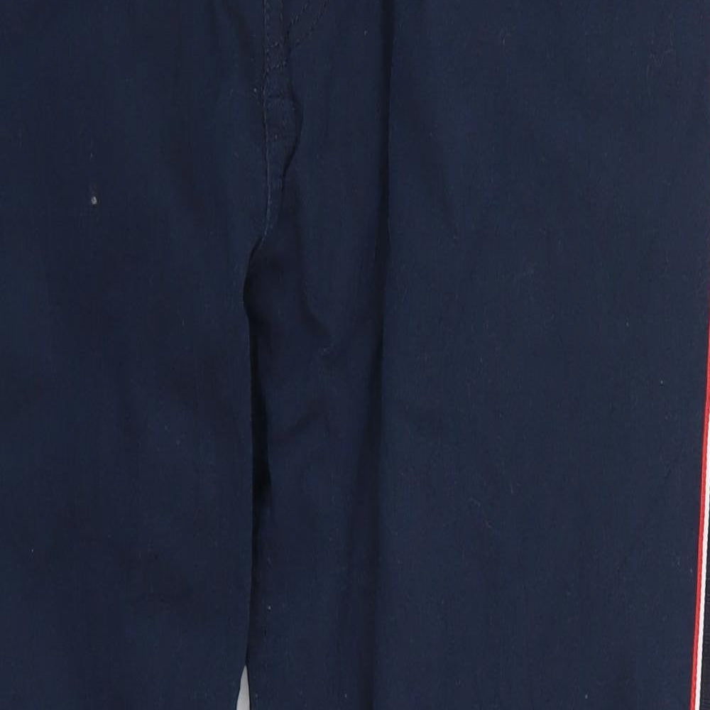 Preworn Womens Blue Striped  Trousers  Size 38 in L28 in
