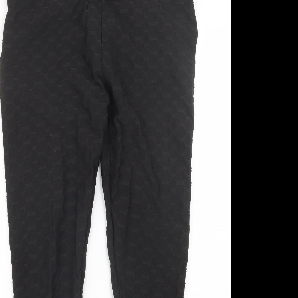 Preworn Womens Black   Trousers  Size L L25.5 in