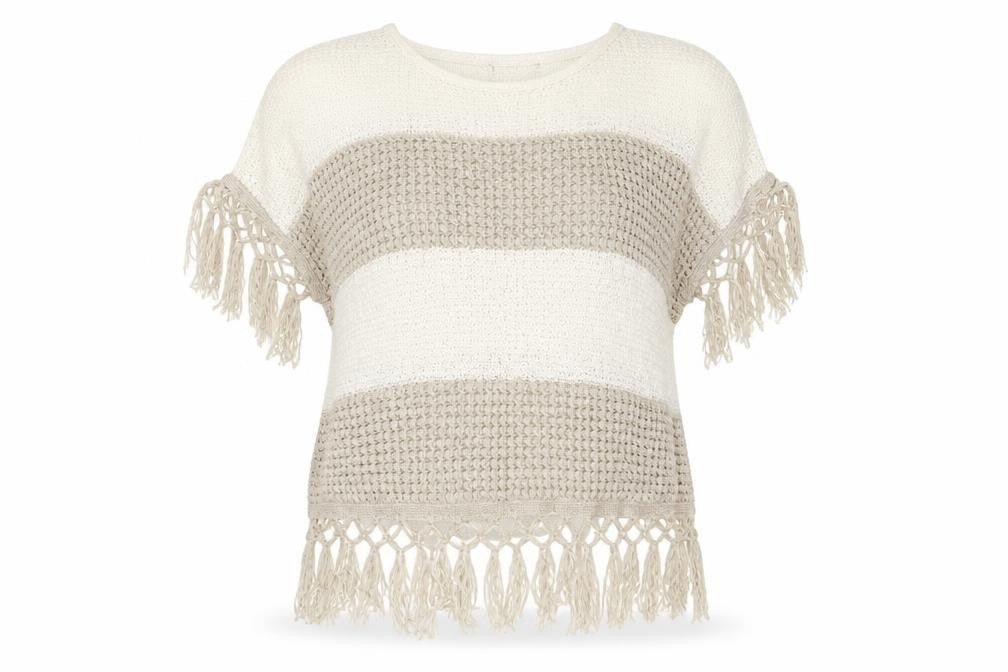 George Womens Beige  Knit Pullover Jumper Size M