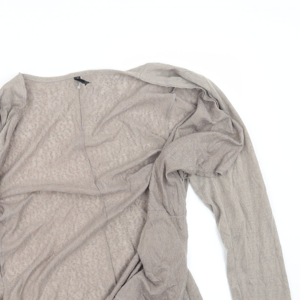 Marks and Spencer Womens Brown   Cardigan Jumper Size 12