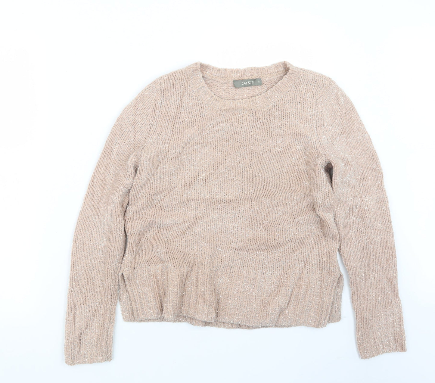 Oasis Womens Pink  Knit Pullover Jumper Size XS