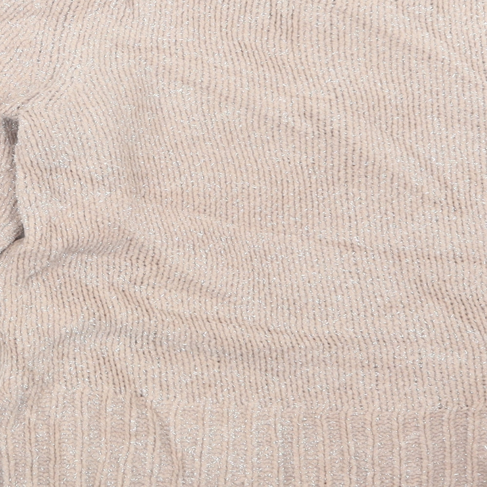Oasis Womens Pink  Knit Pullover Jumper Size XS