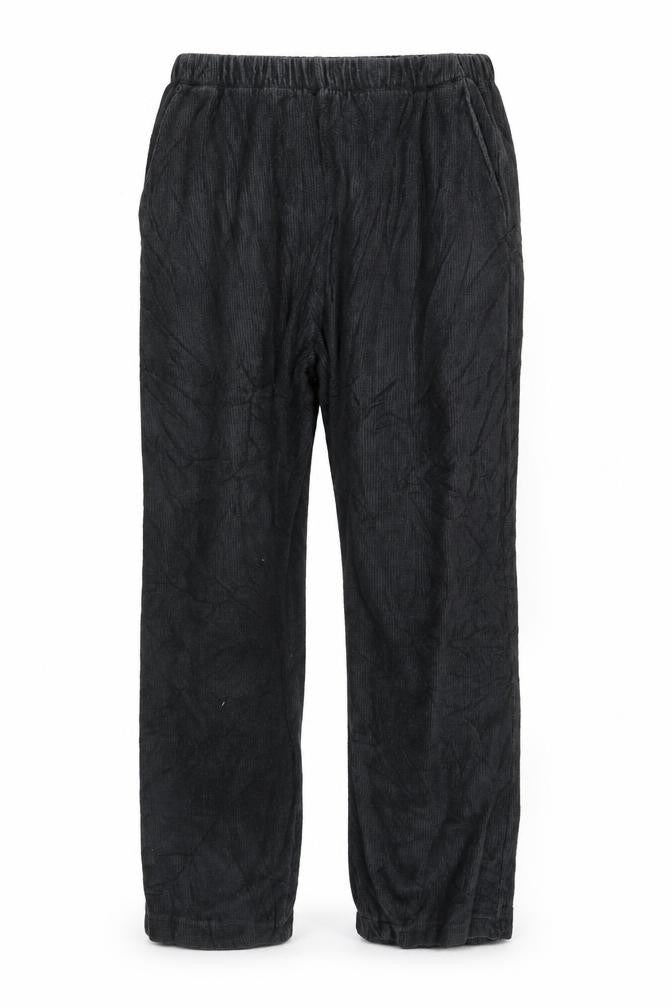Front view of Land's End men’s grey sweatpants, size S, 25-inch leg