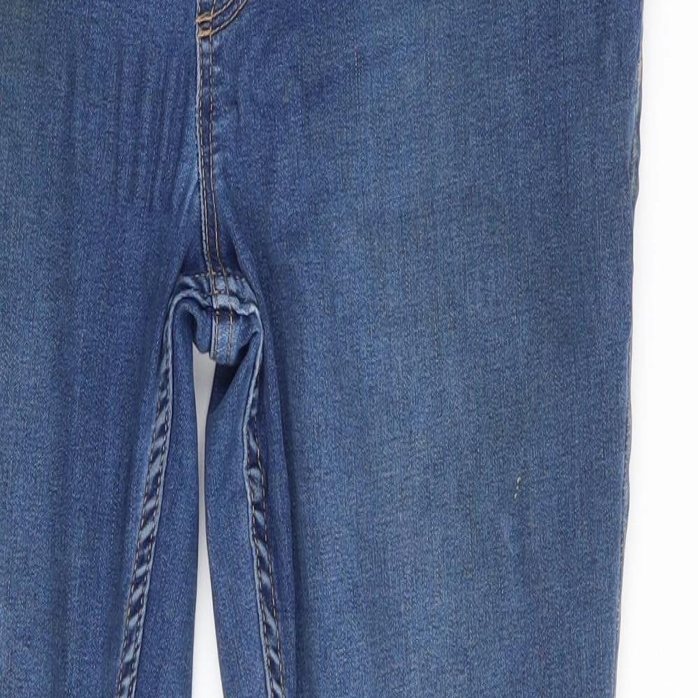 New Look Womens Blue  Denim Jegging Leggings Size 12 L28 in