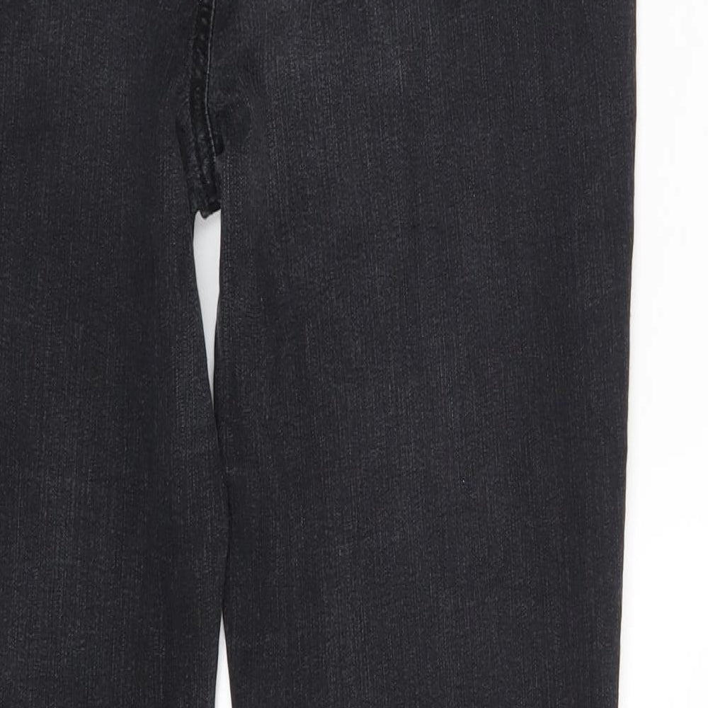 Snooker Jeans Womens Black  Denim Straight Jeans One Size L27 in