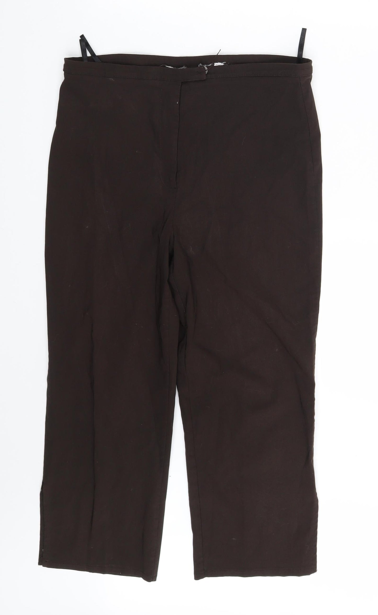 Preworn Womens Brown   Capri Trousers Size 30 in L21 in