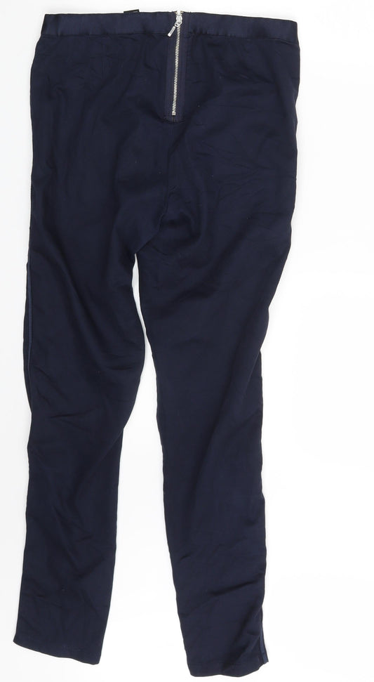 H&M Womens Blue   Jegging Leggings Size 8 L29 in