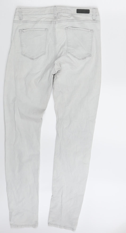 OPUS Womens White  Denim Skinny Jeans Size 10 L32 in