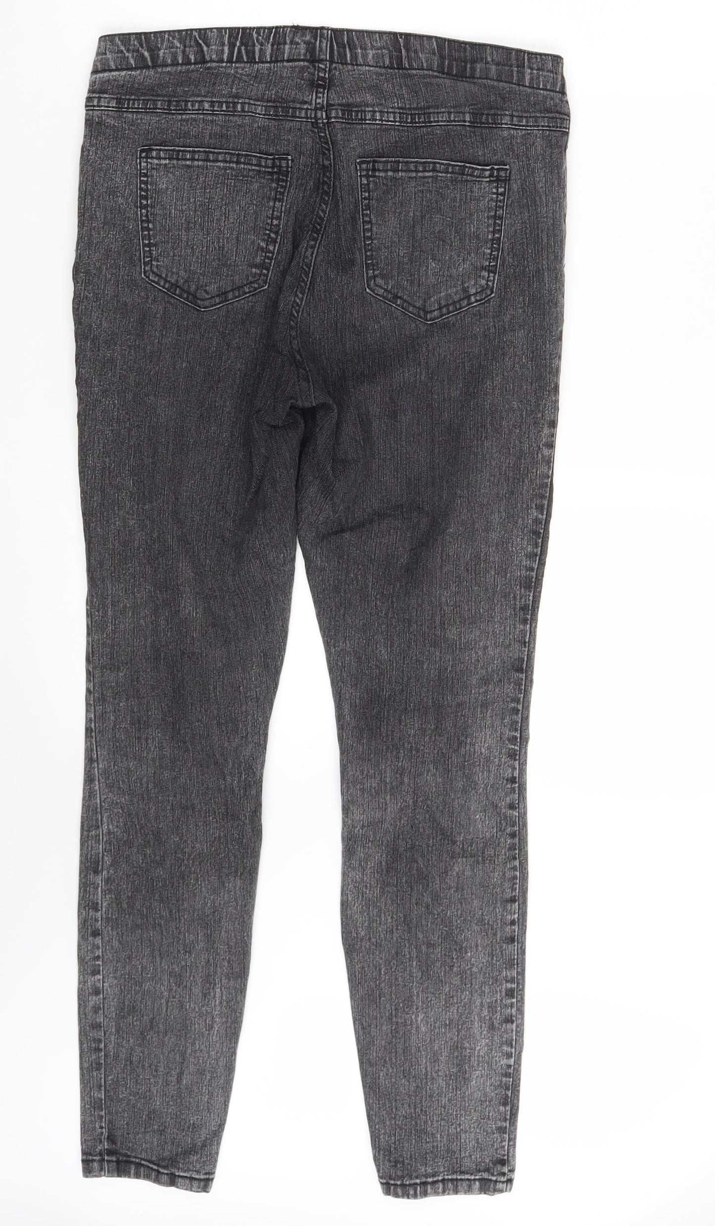 Preworn Womens Grey  Denim Jegging Leggings One Size L28 in