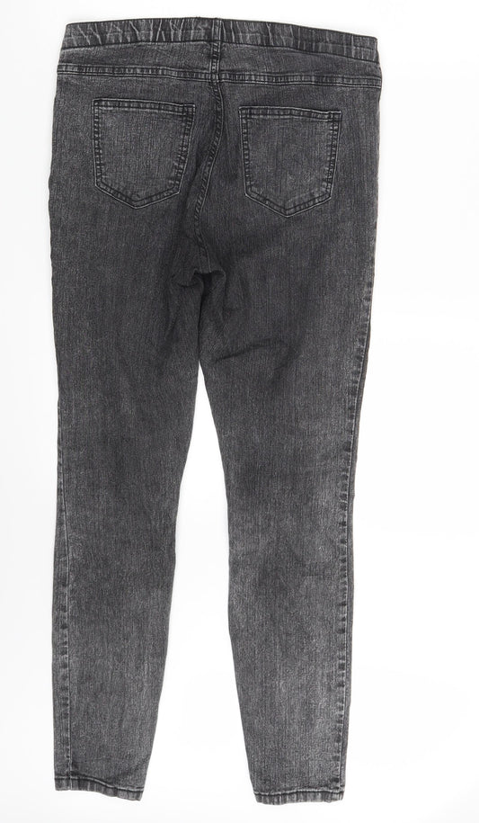 Preworn Womens Grey  Denim Jegging Leggings One Size L28 in