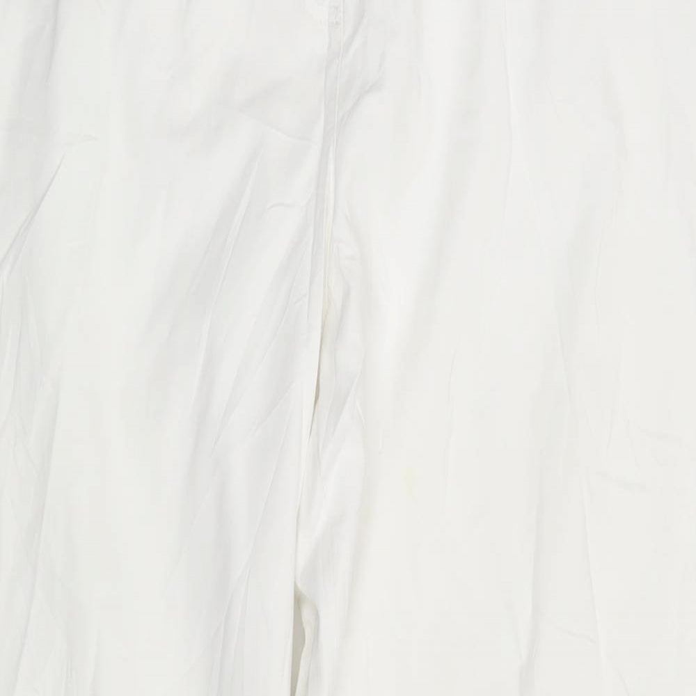 Gelco Womens White   Chino Trousers Size 40 in L28 in