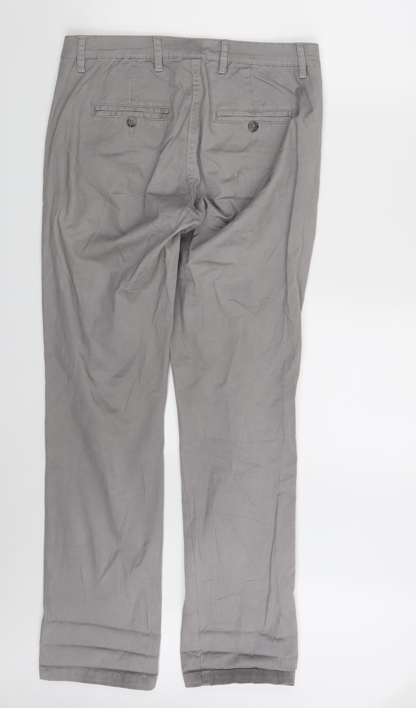 Up Fashion Womens Grey   Chino Trousers Size 10 L32 in