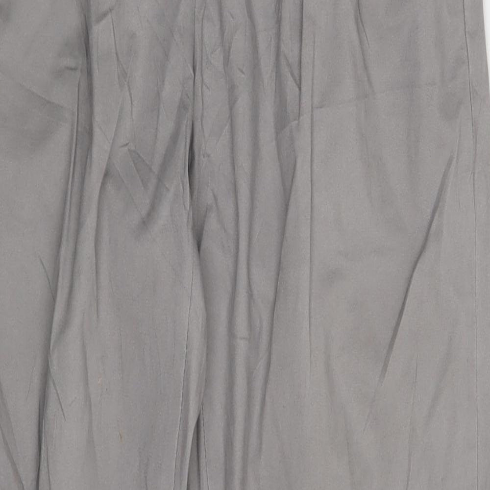 Up Fashion Womens Grey   Chino Trousers Size 10 L32 in