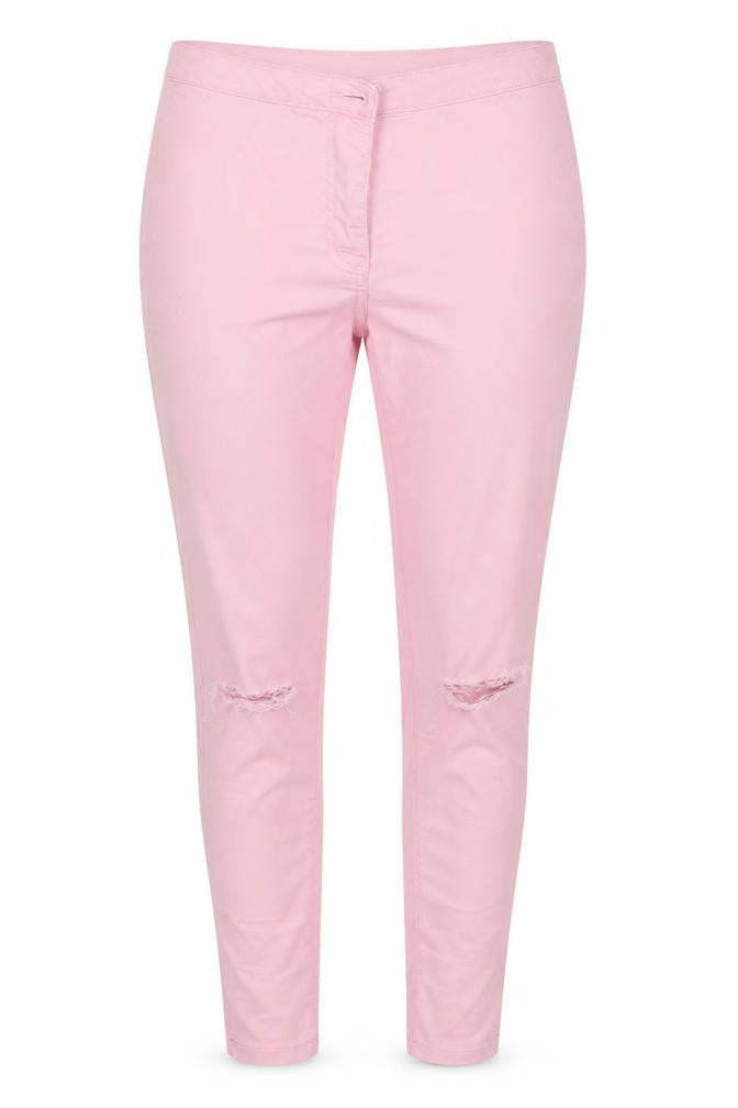 Parisian  Womens Pink  Denim Jegging Leggings Size 10 L28 in