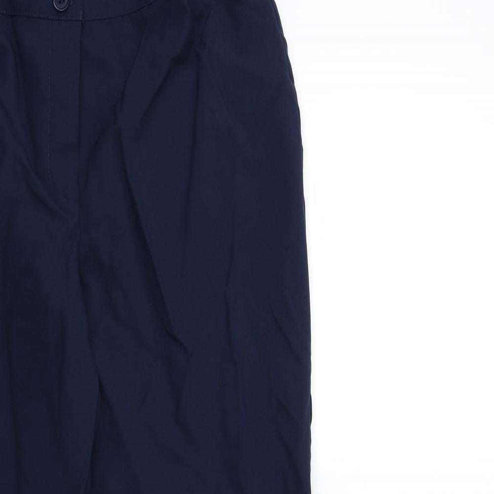 Papaya Womens Blue   Trousers  Size 12 L28 in