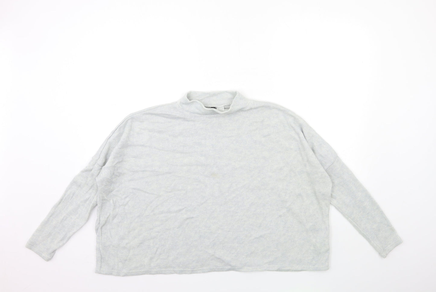 H&M Womens Blue  Knit Pullover Jumper Size M