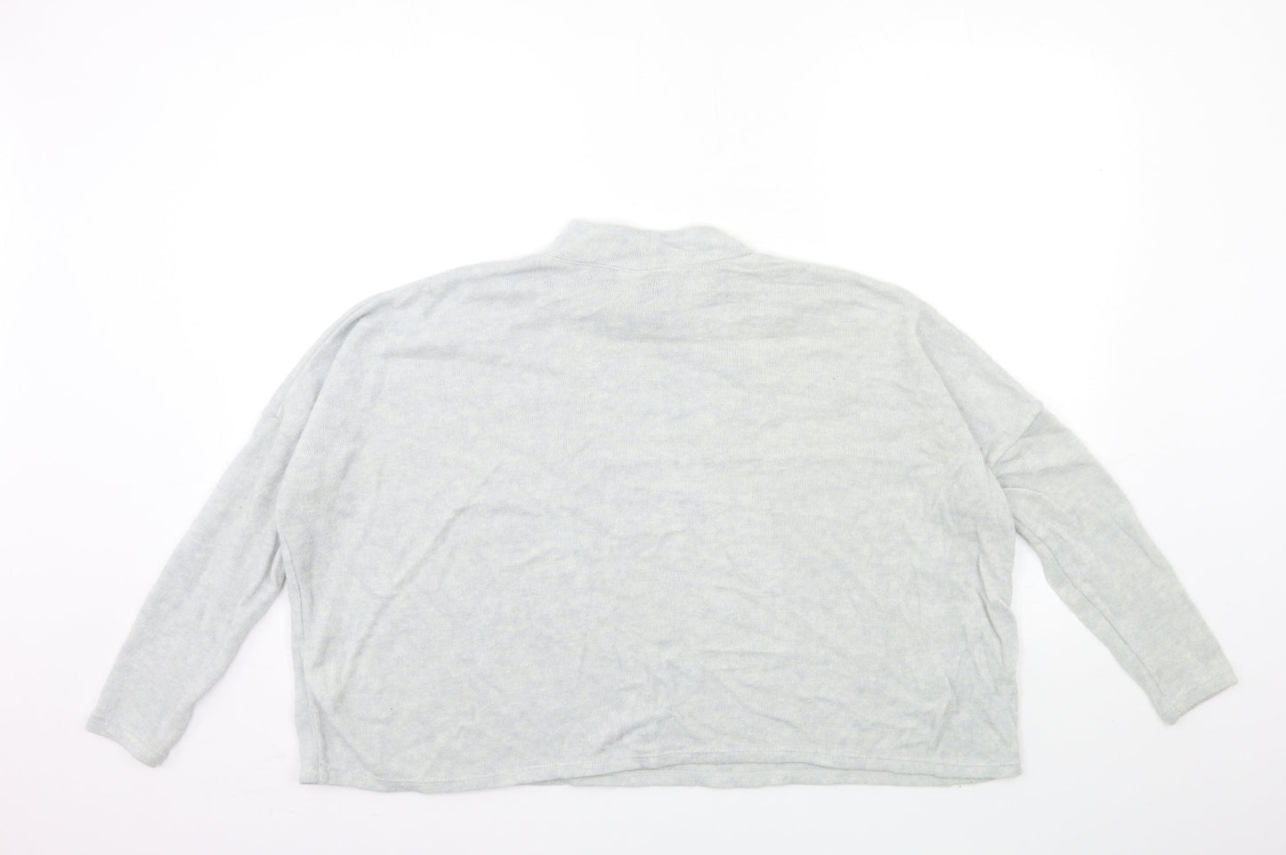 H&M Womens Blue  Knit Pullover Jumper Size M