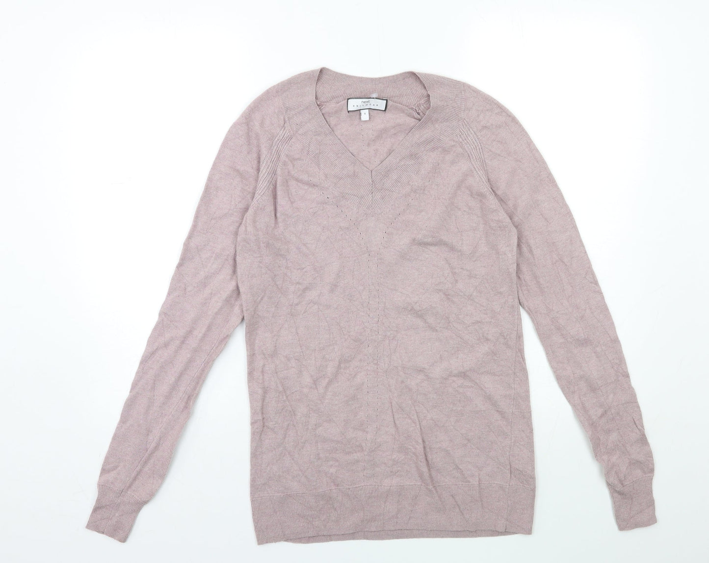 NEXT Womens Pink  Knit Pullover Jumper Size 8