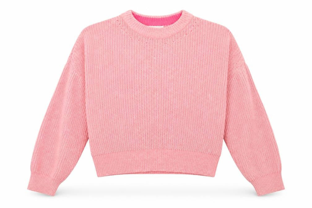 Topshop Womens Pink  Knit Pullover Jumper Size S
