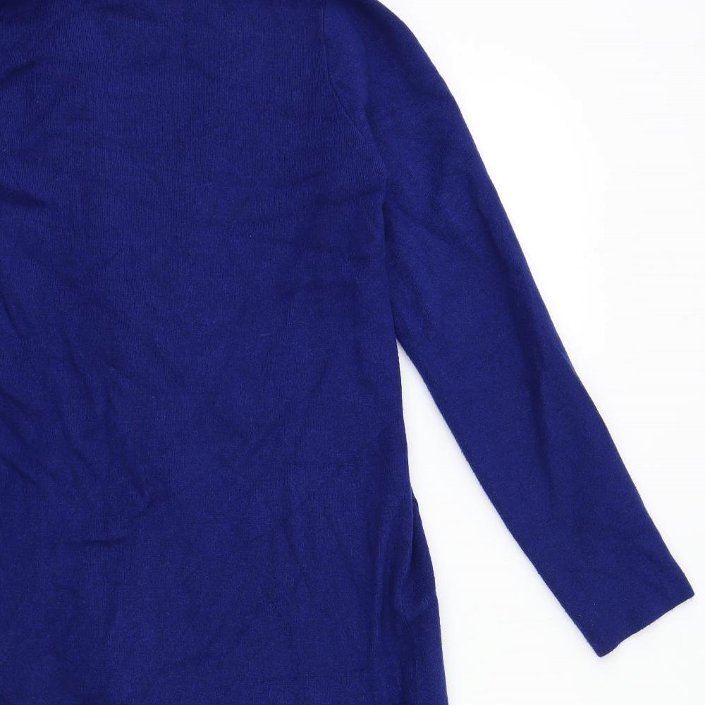 RESERVED Womens Blue  Knit Cardigan Jumper Size L