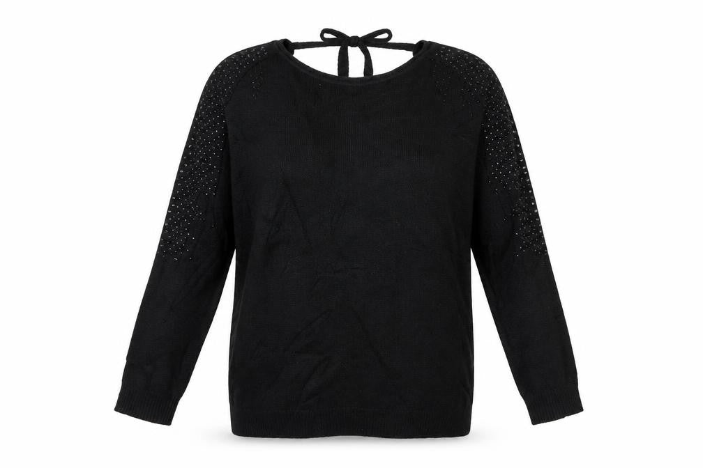 Marks and Spencer Womens Black  Knit Pullover Jumper Size M